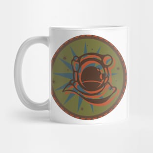 Astronaut helmet muted colors Mug